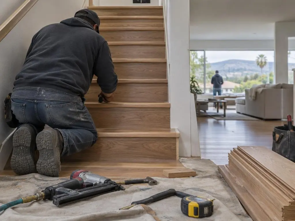 Hardwood Stairs in Fremont, CA